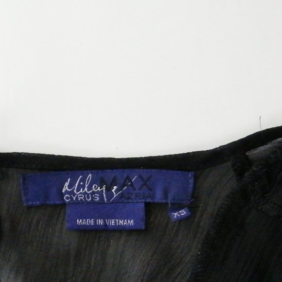 Miley Cyrus Maz Azria Shear Ruffled L #MM567700 - Picture 10 of 12